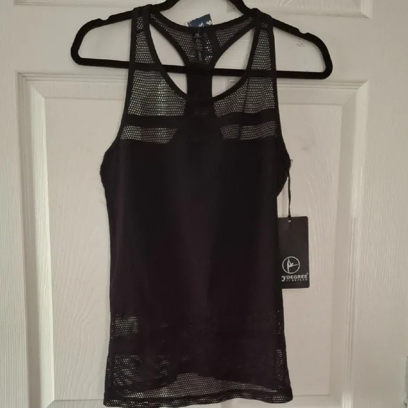 90 Degree By Reflex Black Performance Tank - Picture 1 of 5